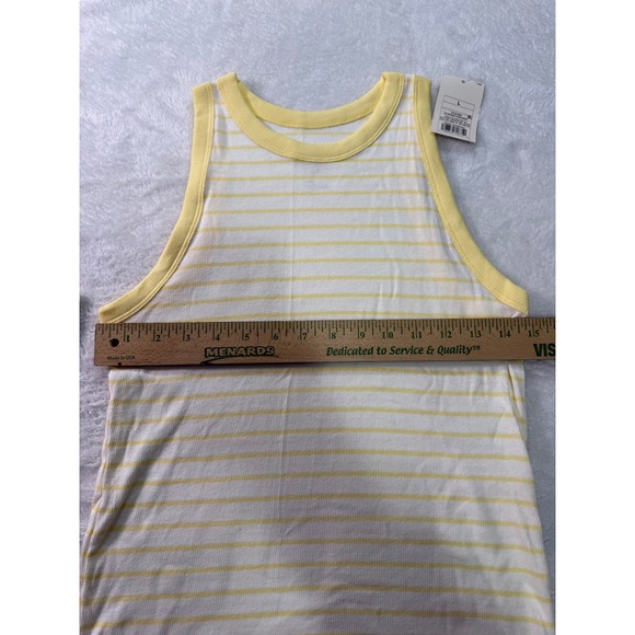 A New Day Womens Tank Top 2 Pack White Graphic Olive and Striped Size‎ L - Picture 7 of 12